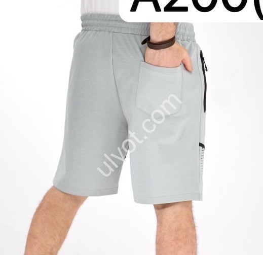 ШОРТИ AUDSA (M-3XL) СВ.СІРИЙ A200