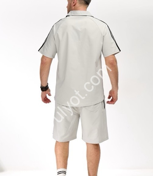 КОСТЮМ AUDSA (M-3XL) СВ.СЕРЫЙ A161