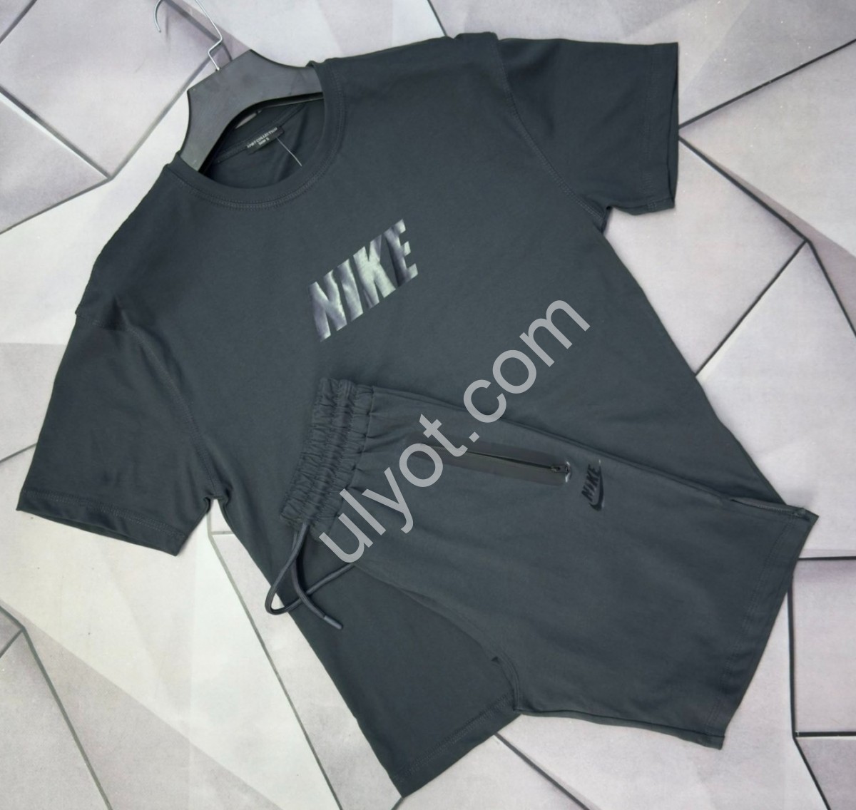КОСТЮМ N02 (S-2XL) СЕРО-ЗЕЛЕНЫЙ 