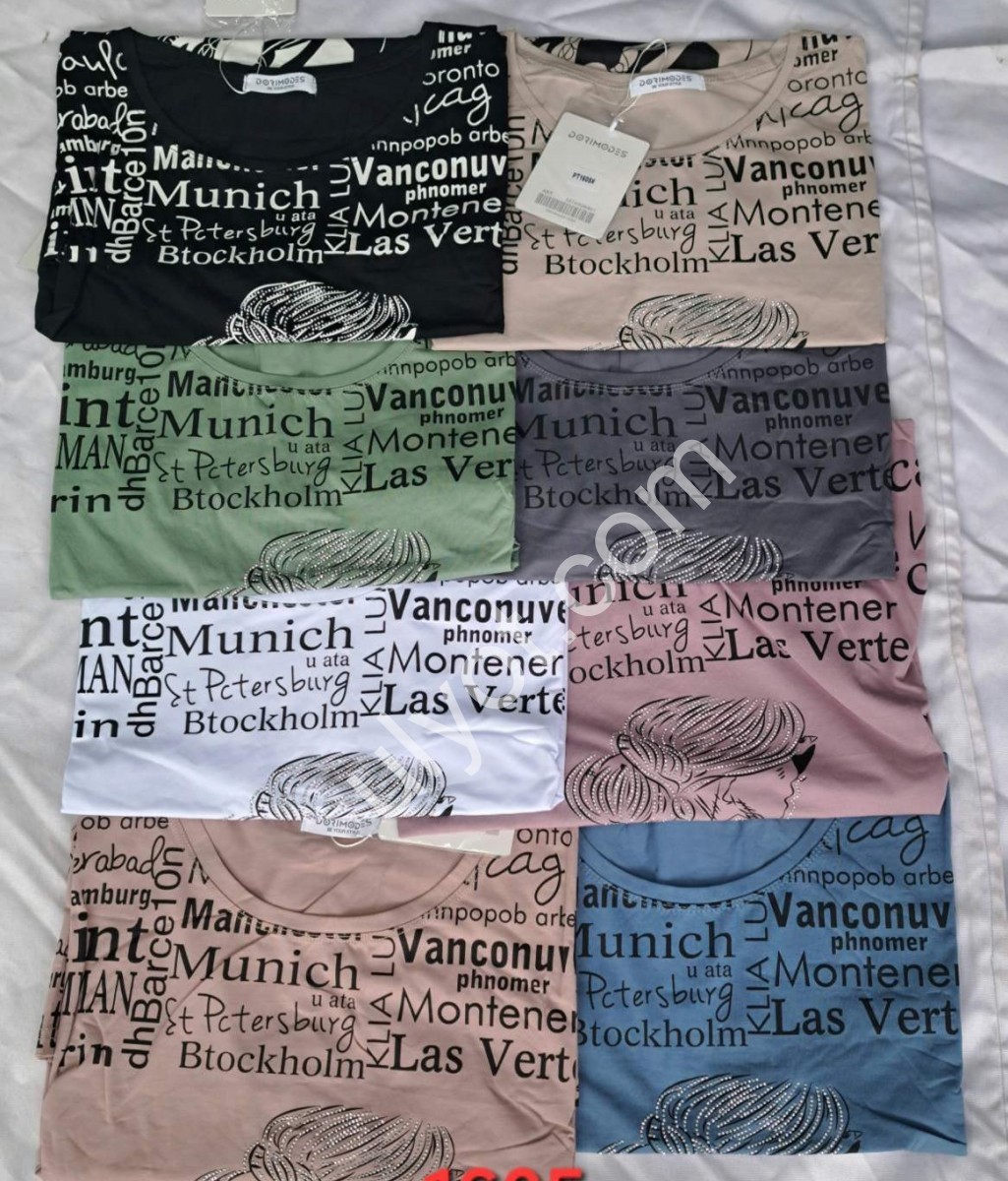 ФУТБОЛКА (ONESIZE 58-60) МИКС 1605