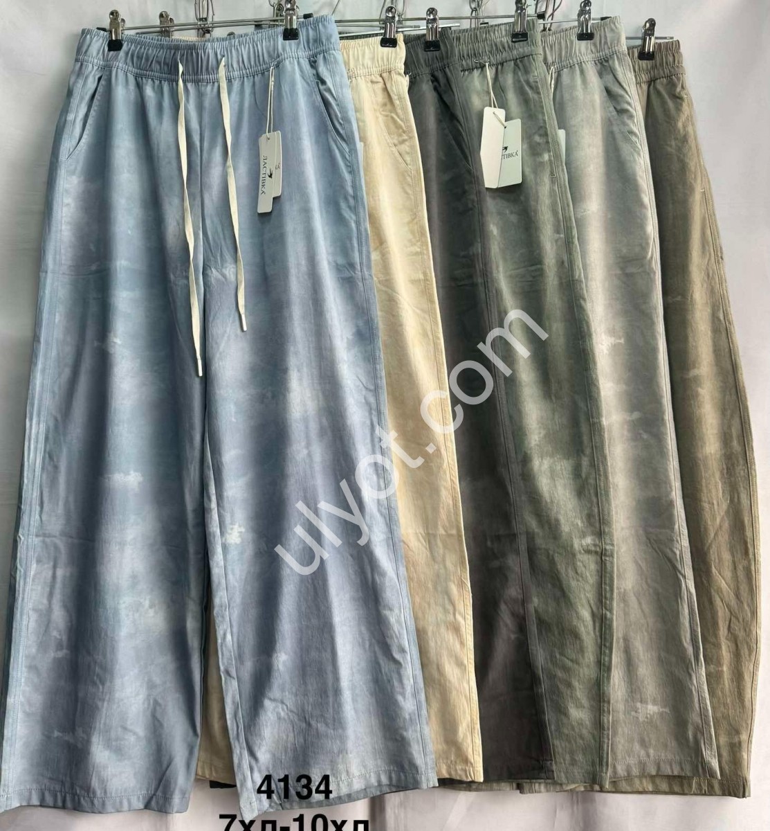 ШТАНЫ (7XL-10XL) ПРЯМОЙ МИКС 4134