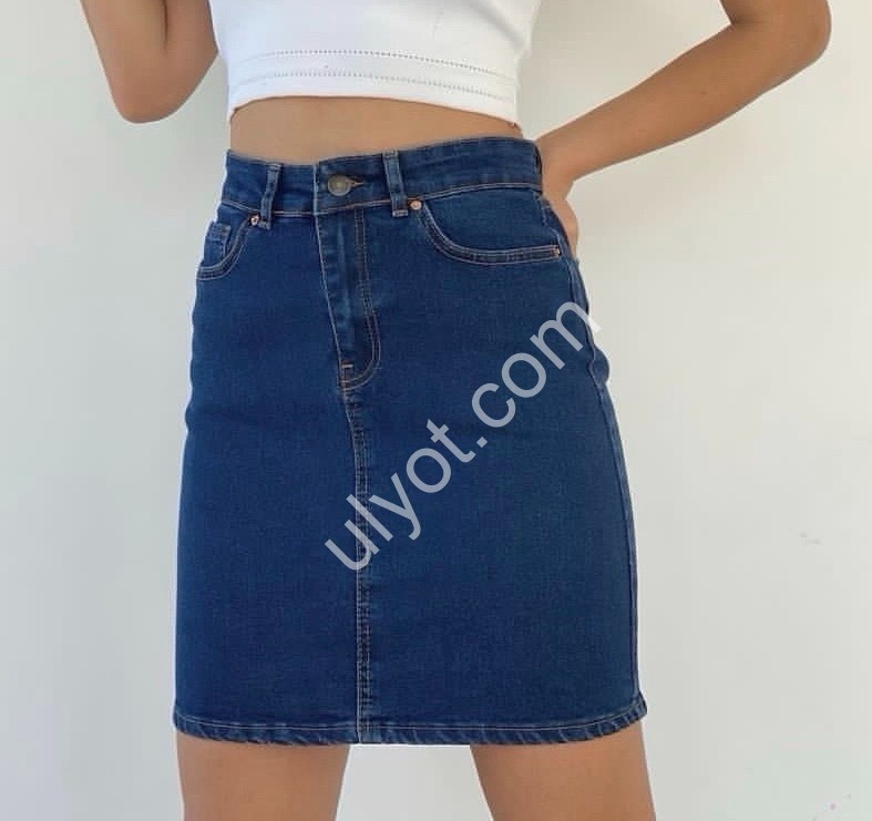 ЮБКА TOP SHOP (XS-L) Т.СИНИЙ 3462