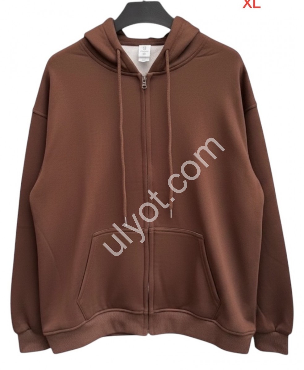 ХУДІ (M-2XL) КОРИЧНЕВИЙ 809