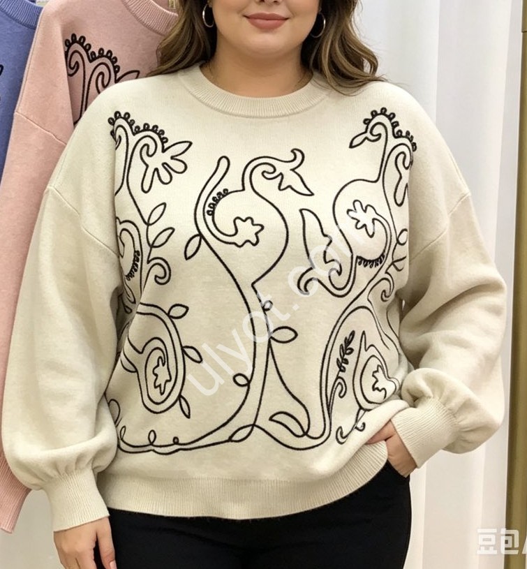 СВИТЕР (ONE SIZE 54-58) МИКС 3050