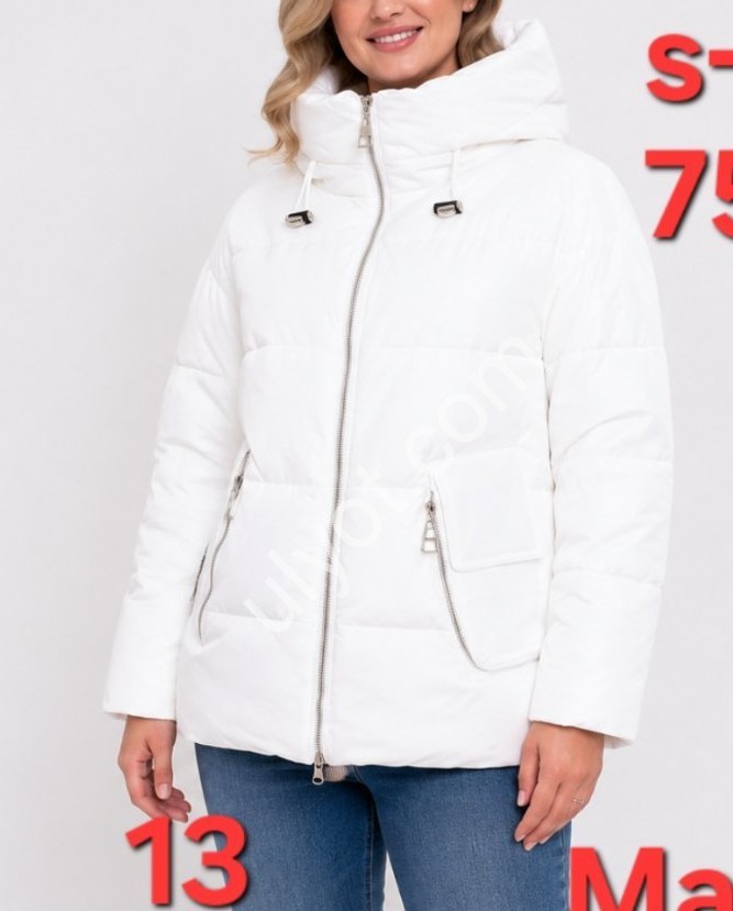 КУРТКА MAX RITA (S-2XL) МОЛОЧНИЙ 1106