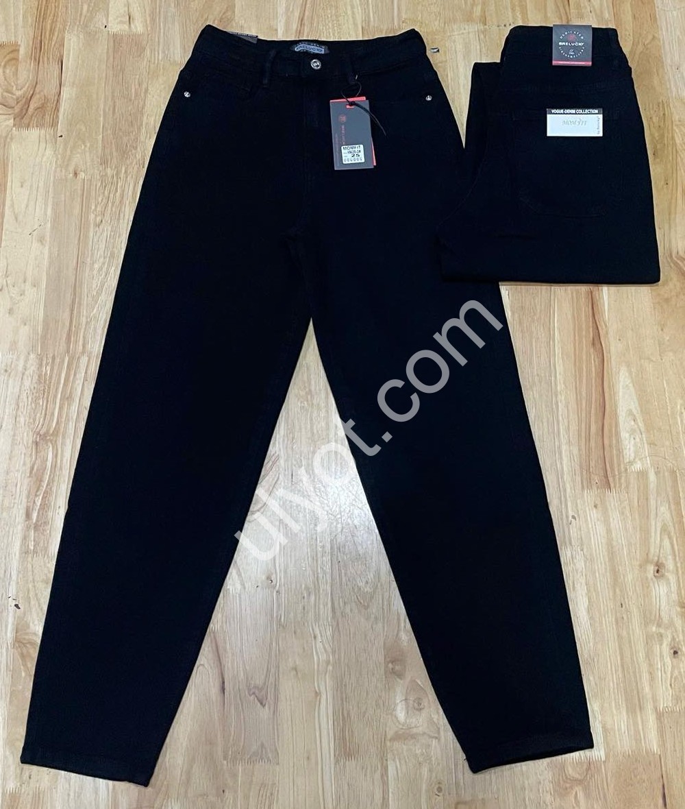 ДЖИНСЫ RELUCKY (25-30) ЧЕРНЫЙ M628-3
