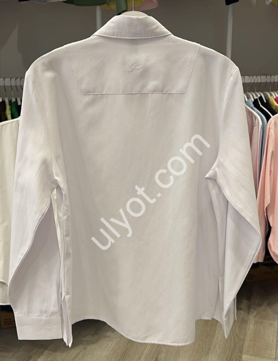 РУБАШКА (S-L) БЕЛЫЙ R3807