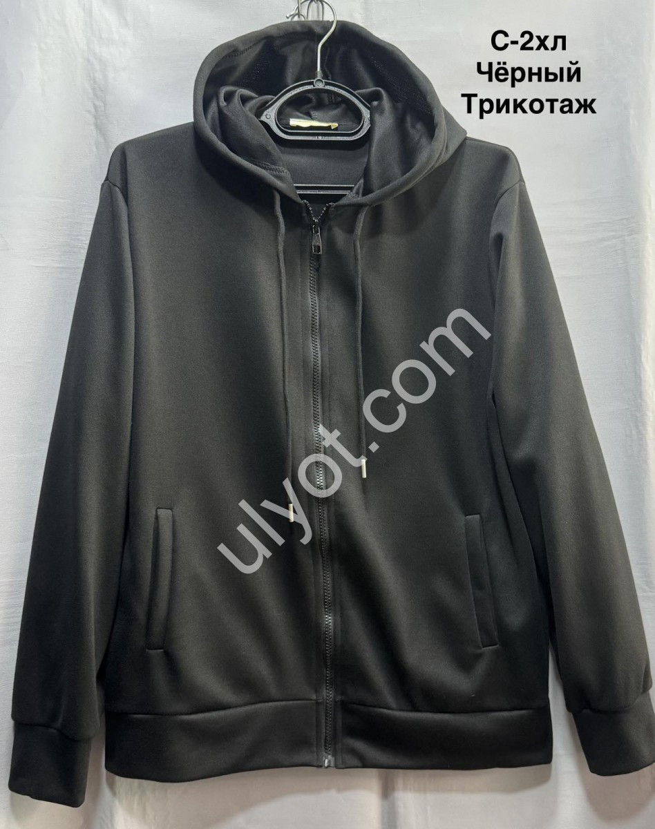 КОФТА ЗМІЙКА (S-2XL) ЧОРНИЙ 2092