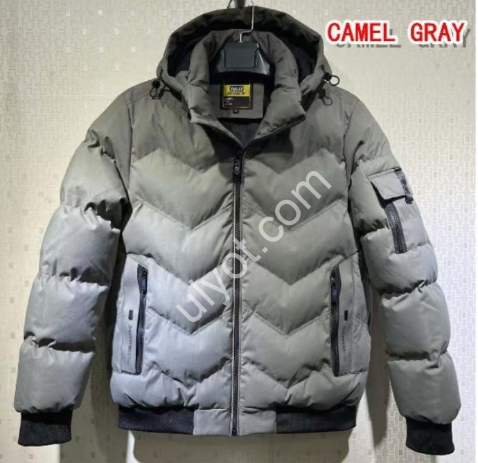 КУРТКА (M-3XL) СЕРЫЙ D25812