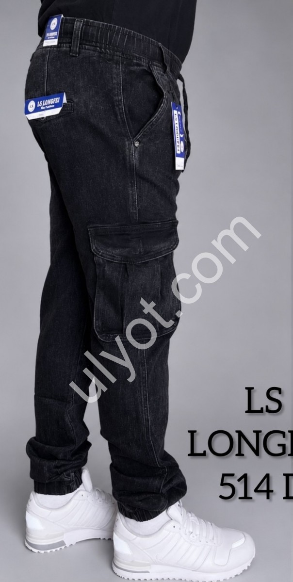 ДЖОГГЕРЫ  LONGFEI  (34-44) ЧЕРНЫЙ 514D