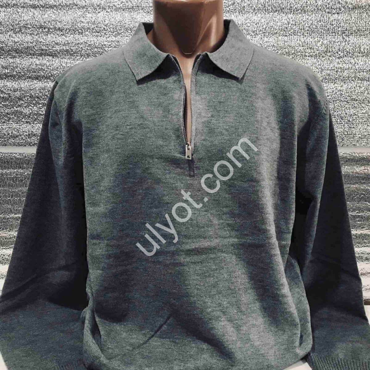 СВИТЕР MJ (M-2XL) СЕРЫЙ 127