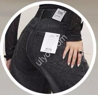 ДЖИНСЫ M.SARA (XS-XL) Т.СЕРЫЙ 1830
