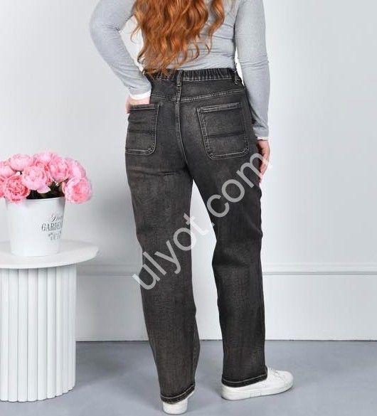 ДЖИНСЫ LDM (32-42) КАМНИ Т.СЕРЫЙ 0398