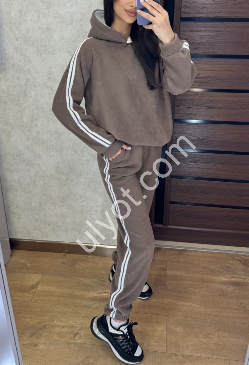КОСТЮМ (42-52) ФЛИС МАНЖЕТ МОККО 105