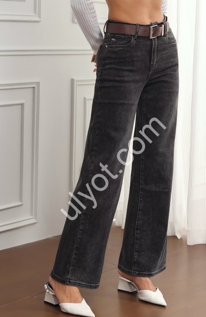 ДЖИНСЫ M.SARA (XS-XL) Т.СЕРЫЙ 5583-C