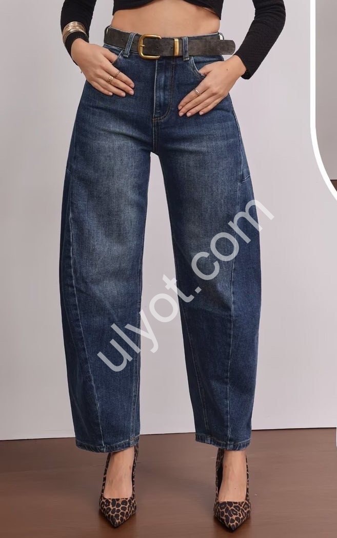 ДЖИНСЫ M.SARA (XS-XL) Т.СИНИЙ 1356-Н