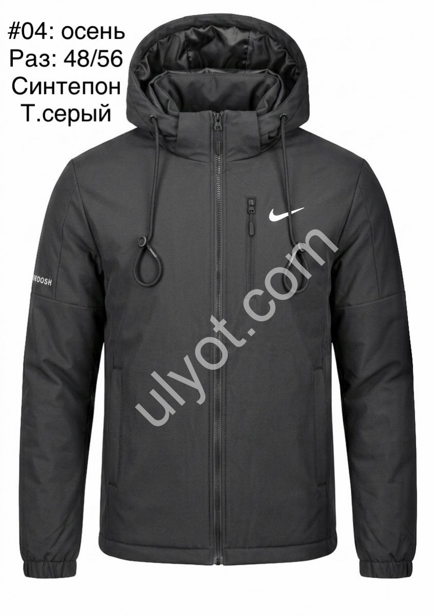 КУРТКА N02 (48-56) Т.СЕРЫЙ 04