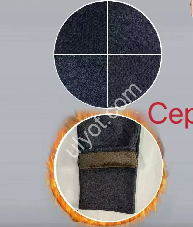 БРЮКИ (54-60) МЕХ СЕРЫЙ 932-1