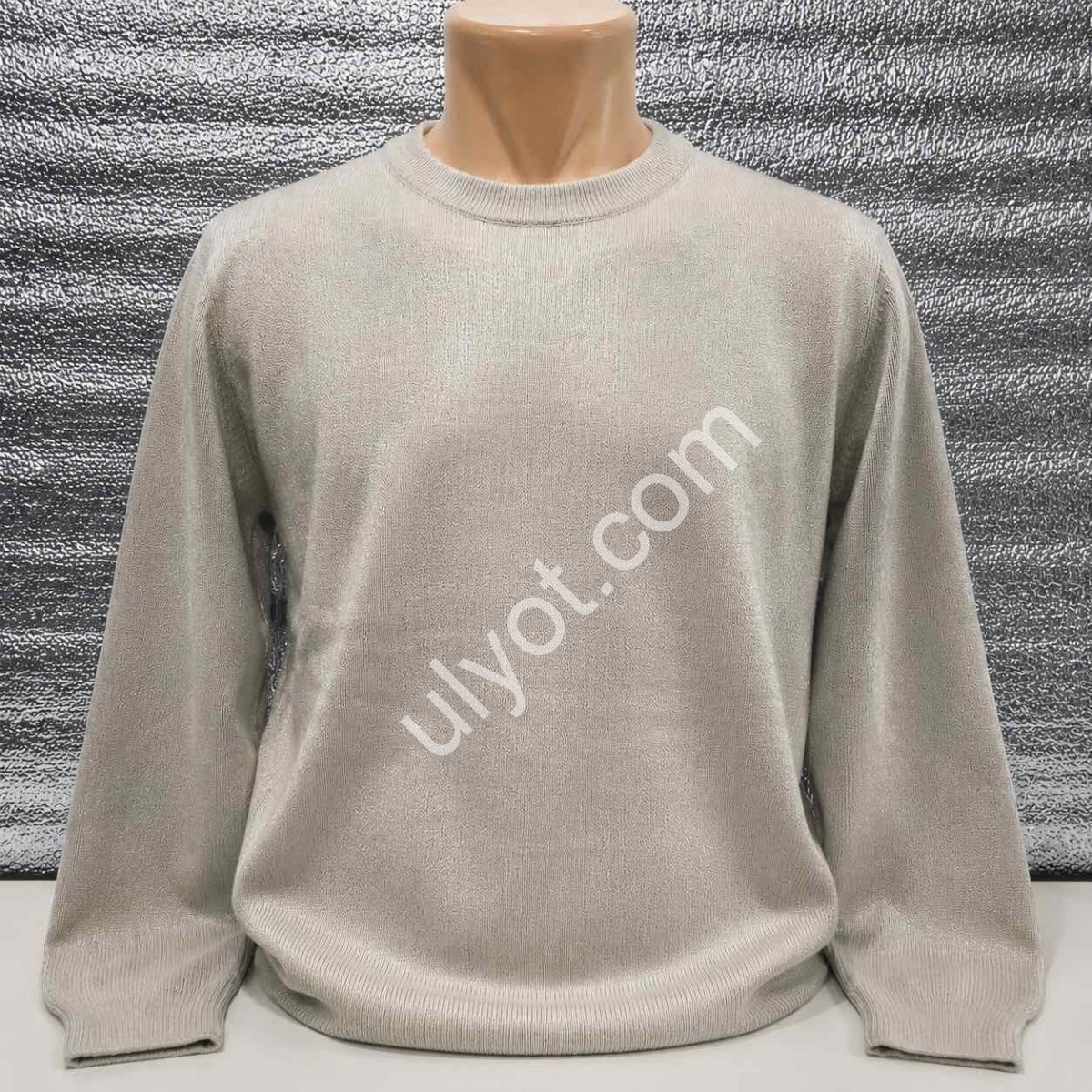 СВИТЕР (M-2XL) СВ.БЕЖ 819