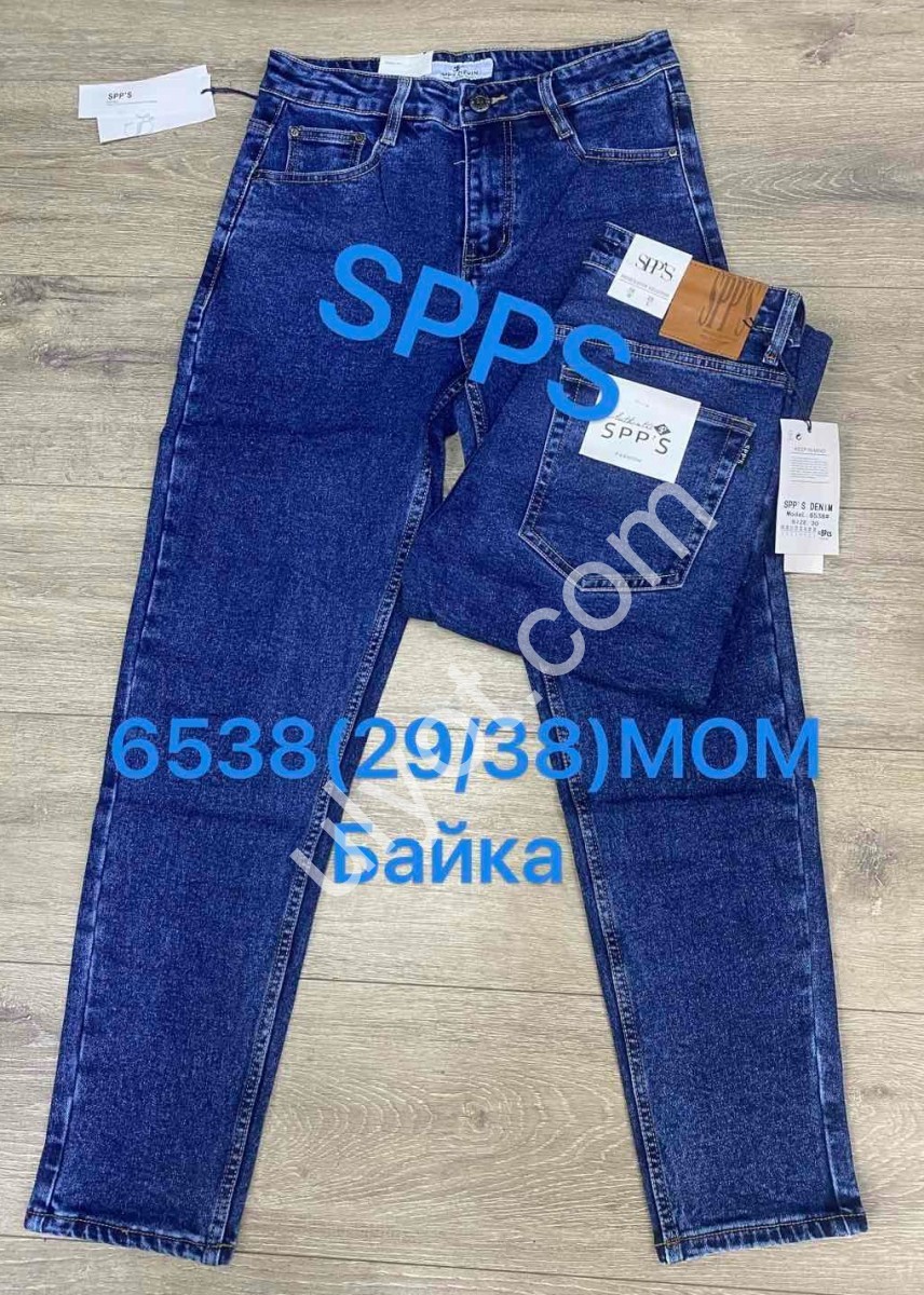 ДЖИНСЫ SPPS (29-38) БАЙКА СИНИЙ 6538