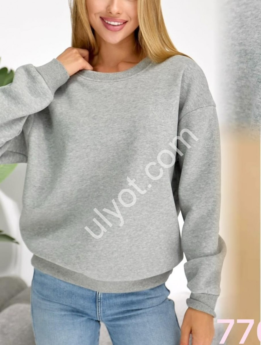 СВИТШОТ JJF (L-4XL) МИКРОМЕХ Т.СИНИЙ 7701