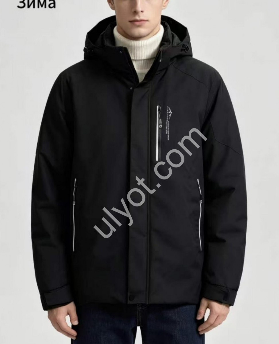 КУРТКА (XL-5XL) ЧОРНИЙ 9958