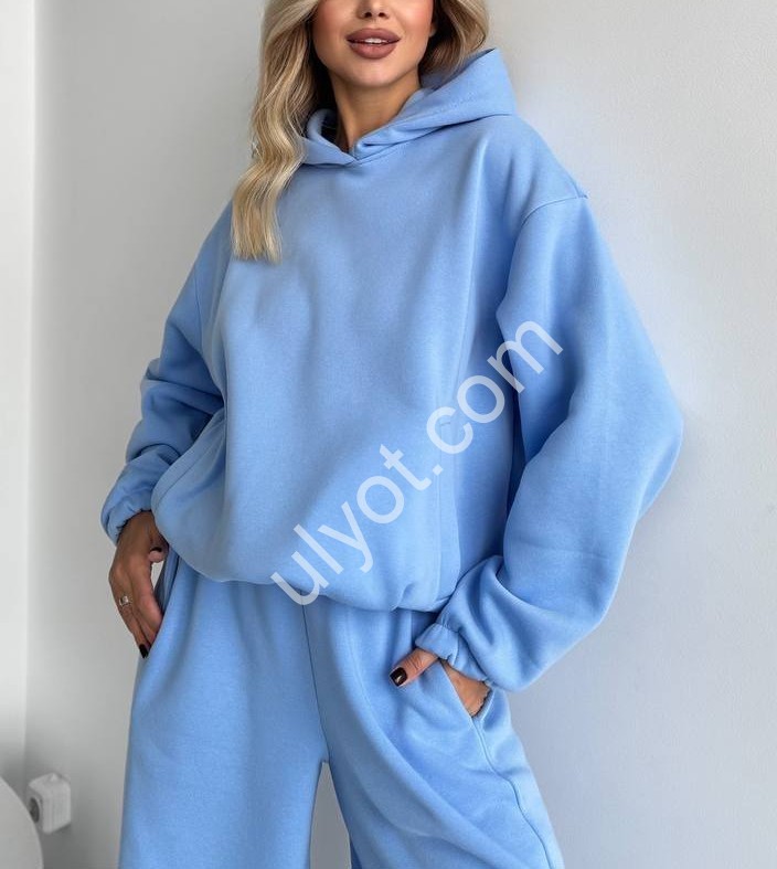 КОСТЮМ (ONE SIZE) ФЛИС ГОЛУБОЙ 1048