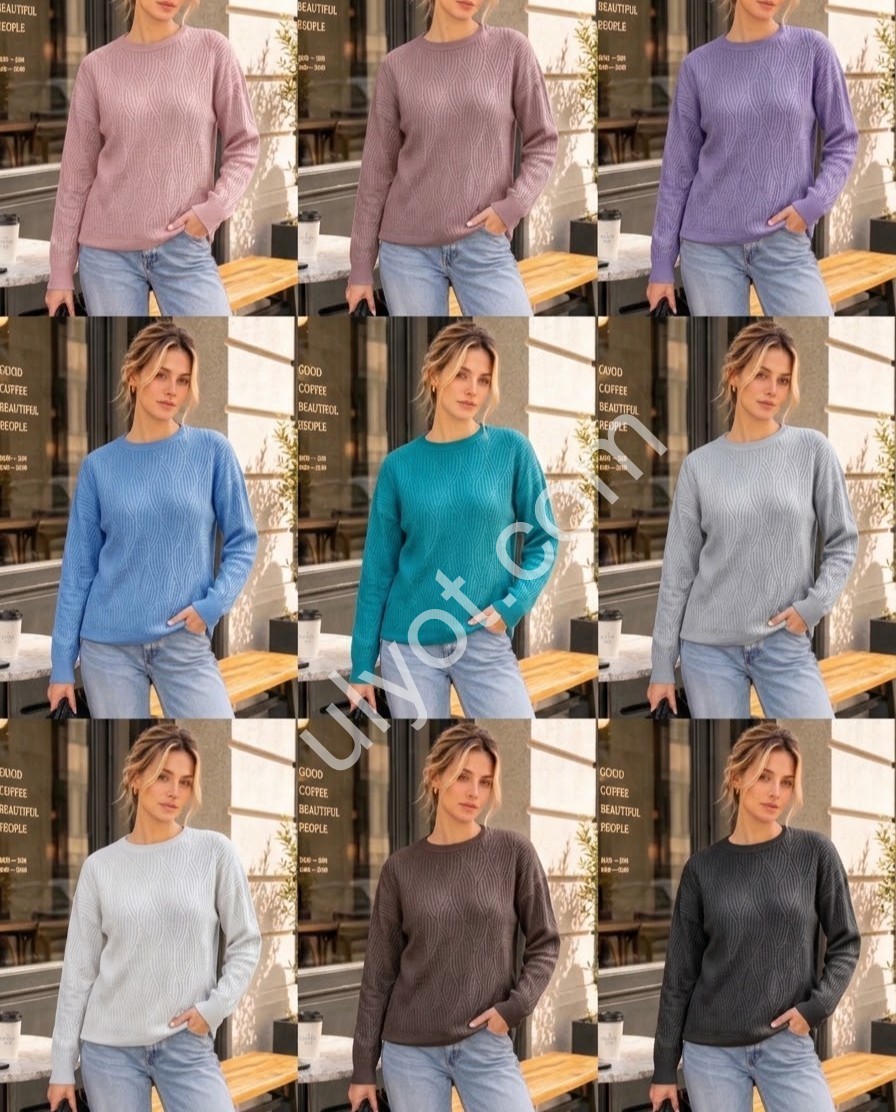 СВІТЕР (ONE SIZE 48-52) МІКС 25517