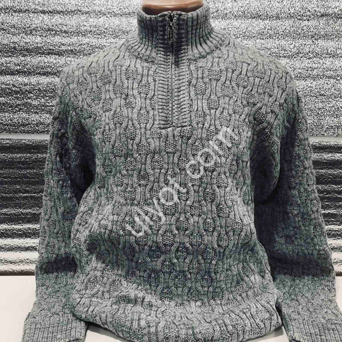 СВІТЕР DEVANTI (L-2XL) СВ.СІРИЙ 78130