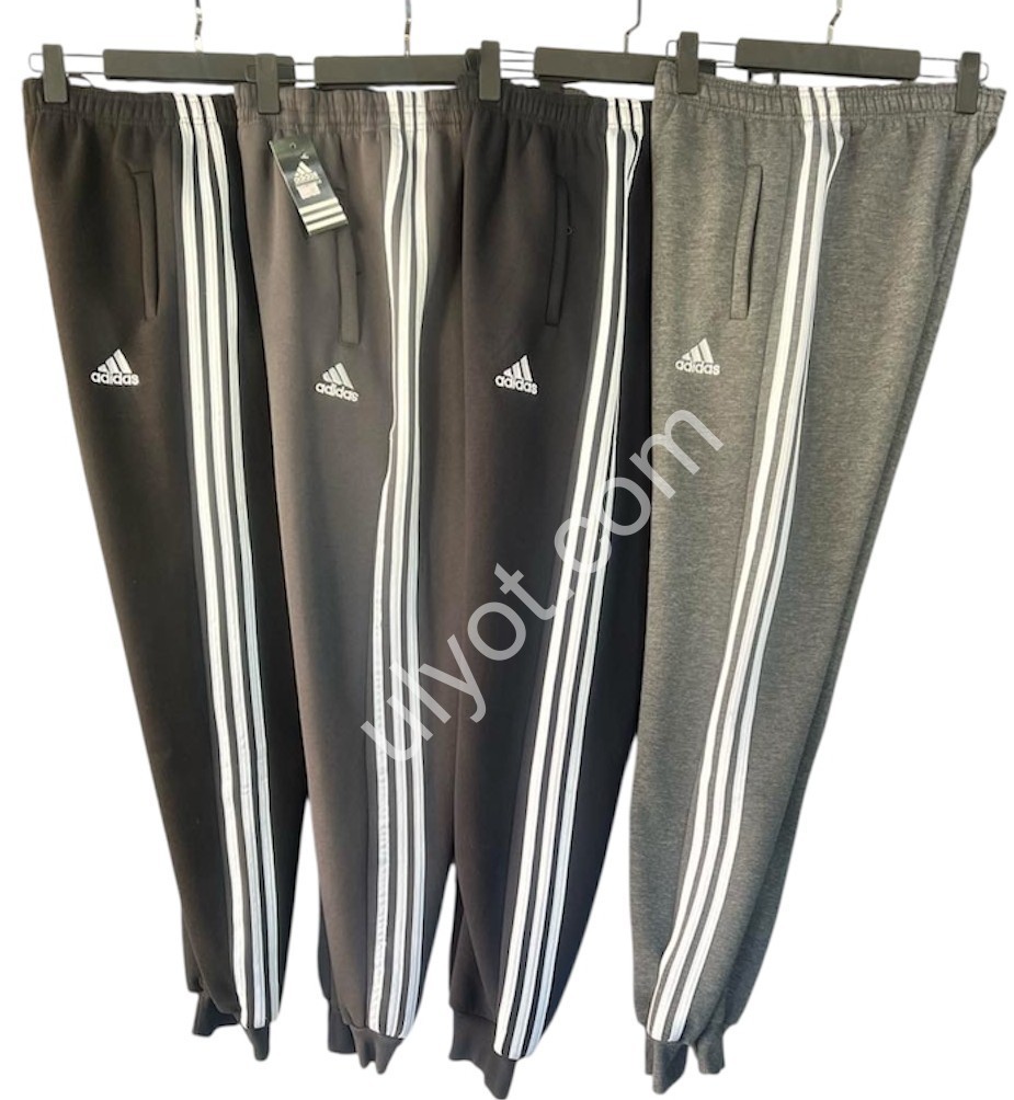 СПОРТ.ШТАНИ A01 (48-58) ФЛІС МАНЖЕТ ЧОРНИЙ