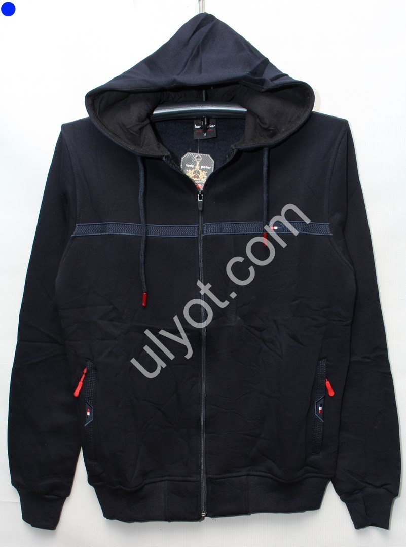 КОФТА (M-2XL) БАЙКА Т.СИНИЙ 5847