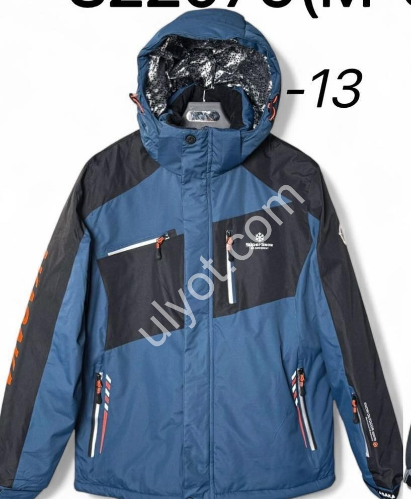 КУРТКА ТЕРМО (M-3XL) Т.СИНИЙ+ЧЕРНЫЙ 22079-13