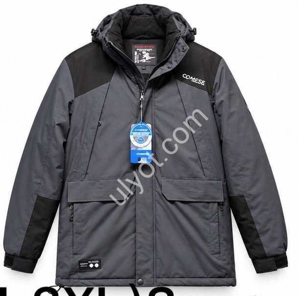 КУРТКА ТЕРМО (M-3XL) Т.СІРИЙ 24073