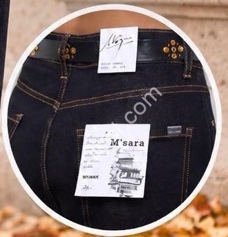 ДЖИНСЫ M.SARA (M-3XL) Т.СИНИЙ 26-2