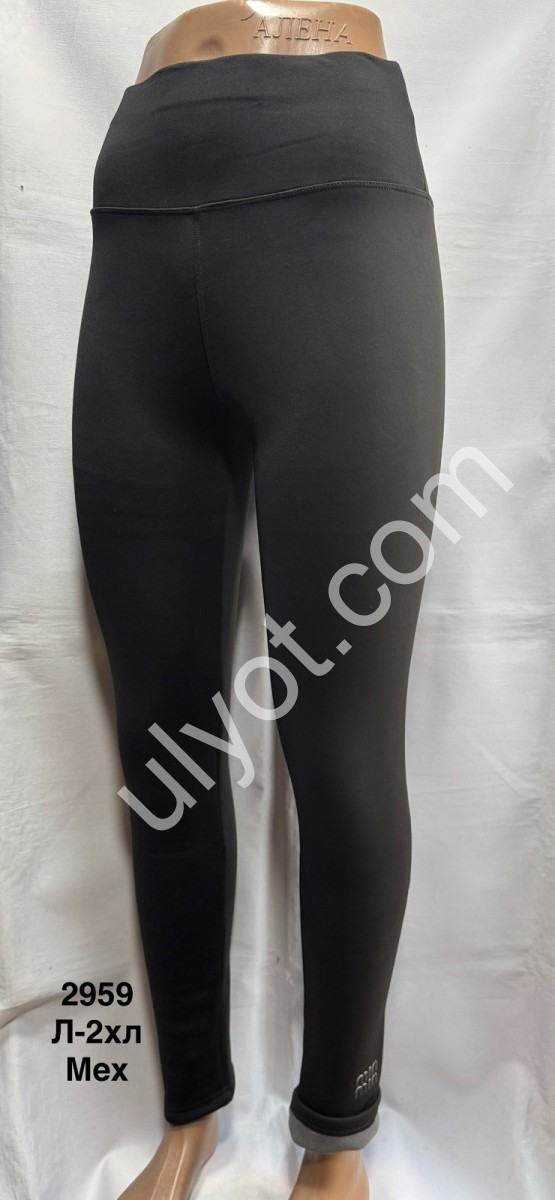 ЛОСИНЫ (L-2XL) МЕХ ЧЕРНЫЙ 2959