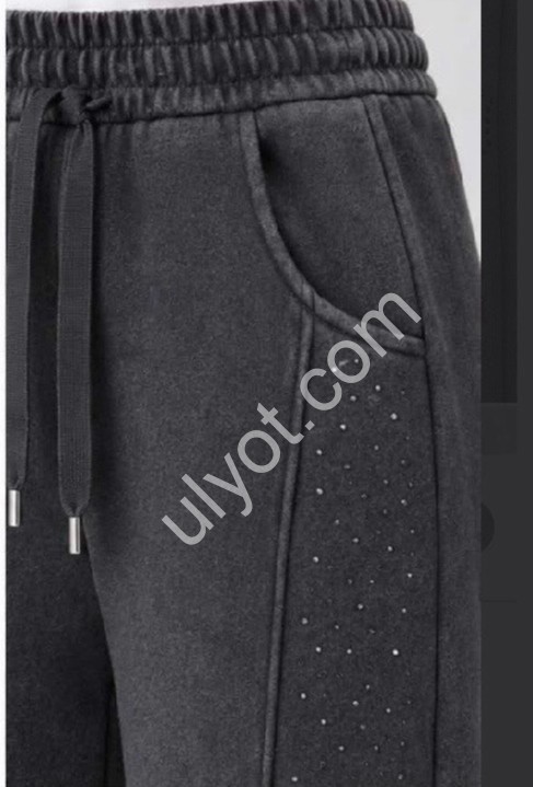 ШТАНИ (XL-6XL) хутро Т.СІРИЙ T21