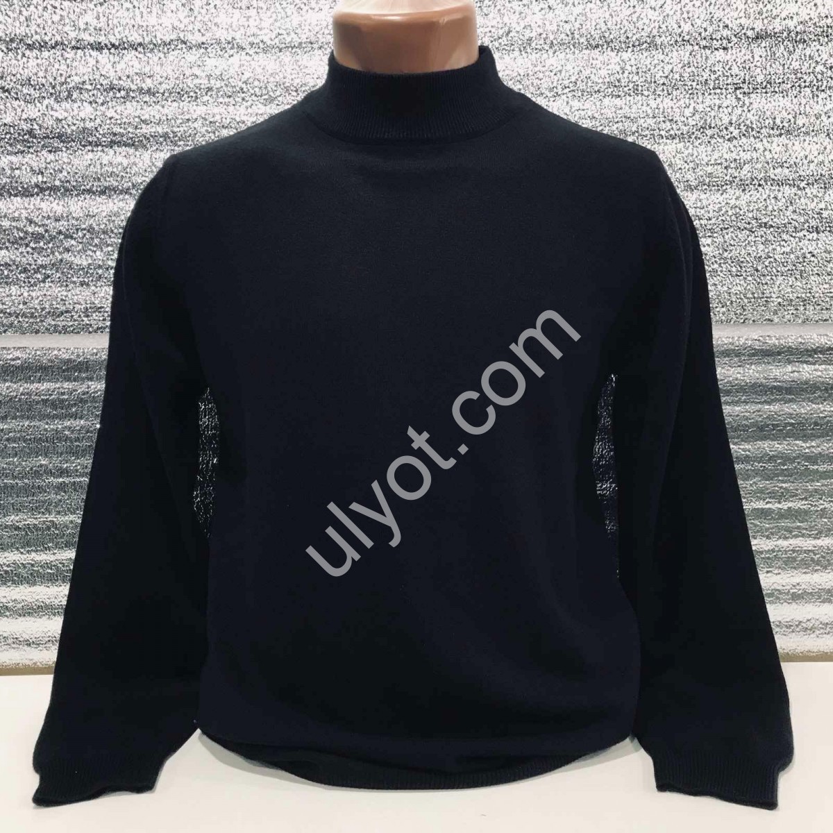 СВИТЕР M.J (M-2XL) ЧЕРНЫЙ 820