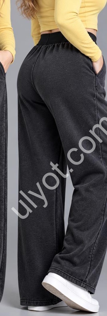 ШТАНЫ (6XL-10XL) МЕХ ПРЯМОЙ ГРАФИТ 2015