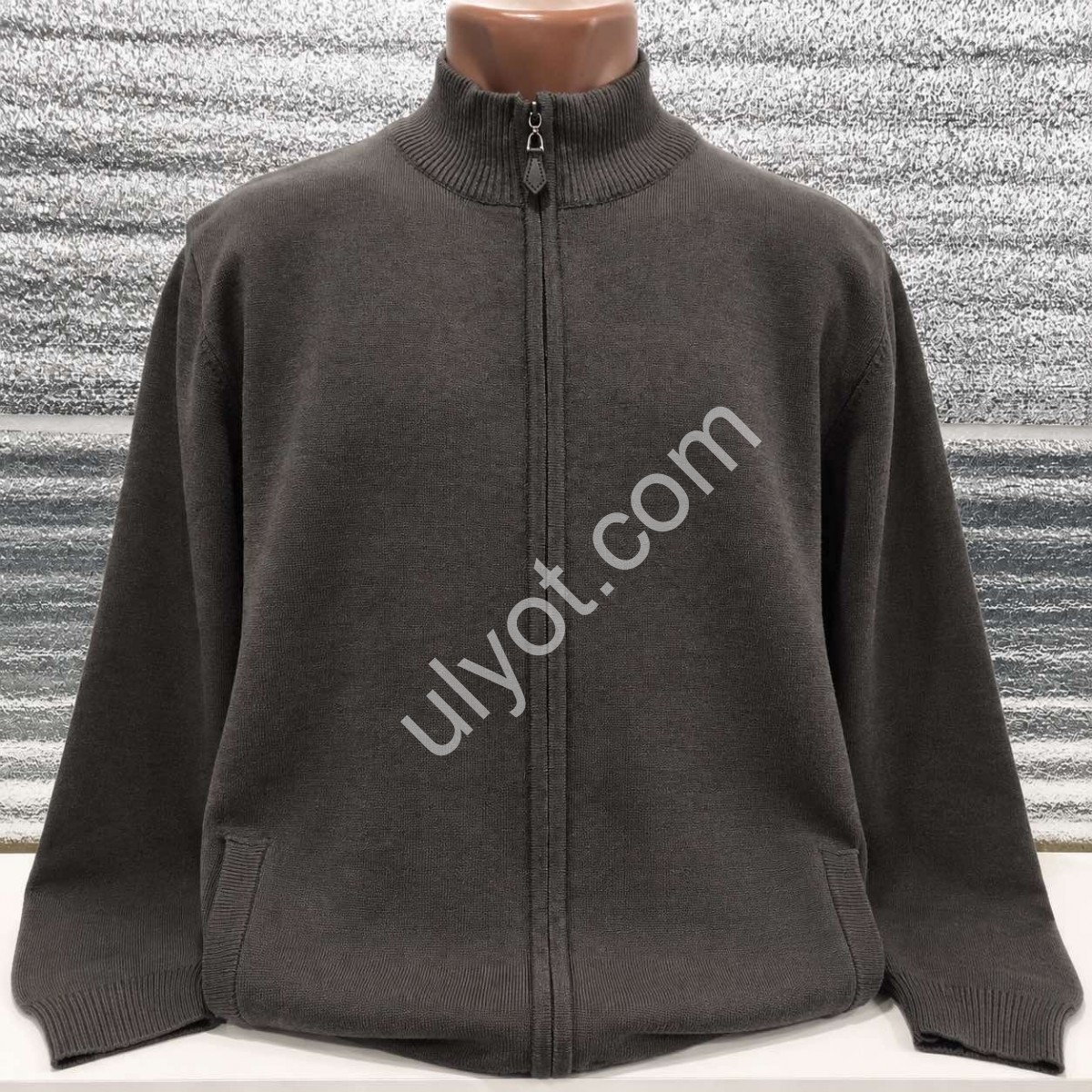 КОФТА (M-2XL) КОРИЧНЕВЫЙ 128