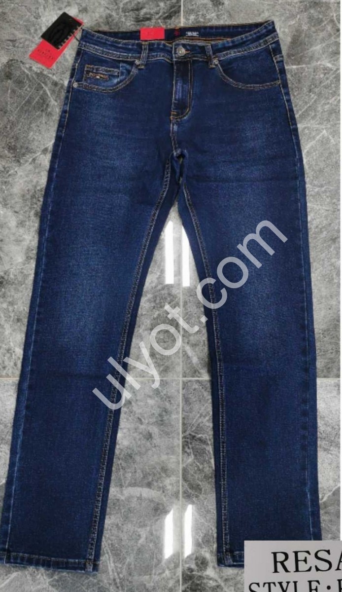 ДЖИНСЫ RESALSA (33-38) Т.СИНИЙ 601DT