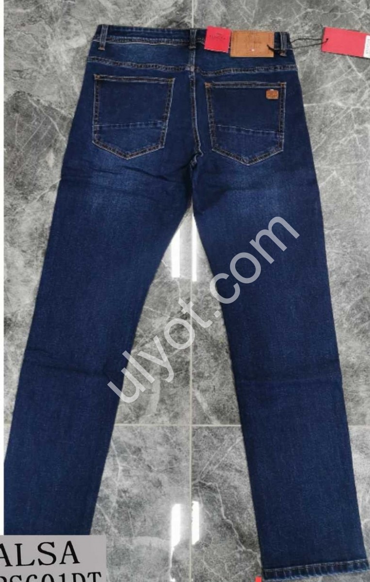 ДЖИНСЫ RESALSA (33-38) Т.СИНИЙ 601DT