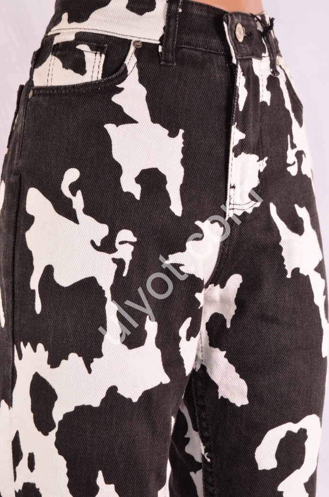 Фото 2 ДЖИНСЫ JEAN SHOP (25-32) ЧЕРНЫЙ 998