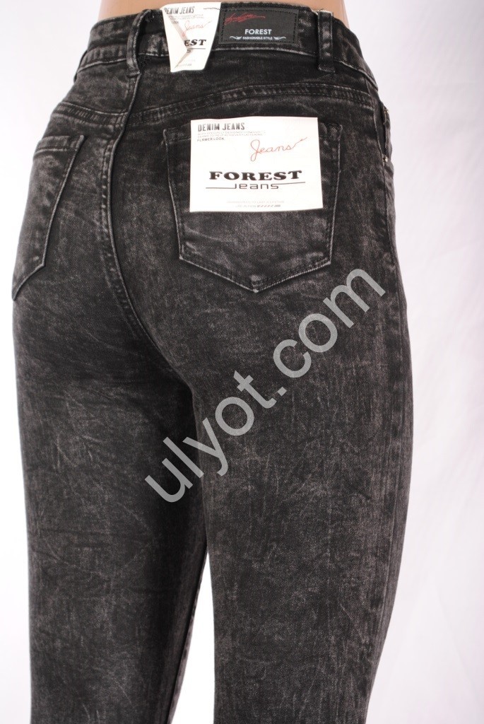 ДЖИНСИ FOREST JEANS (25-30) ГРАФІТ Z5689