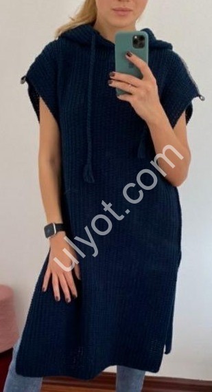 КОФТА-40 (ONE SIZE 44-50) Т.СИНИЙ 