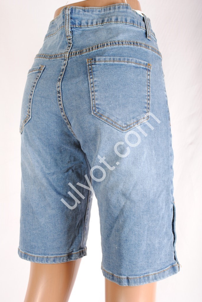 Фото 1 ШОРТЫ NEW JEANS (28-33) ГОЛУБОЙ 3030