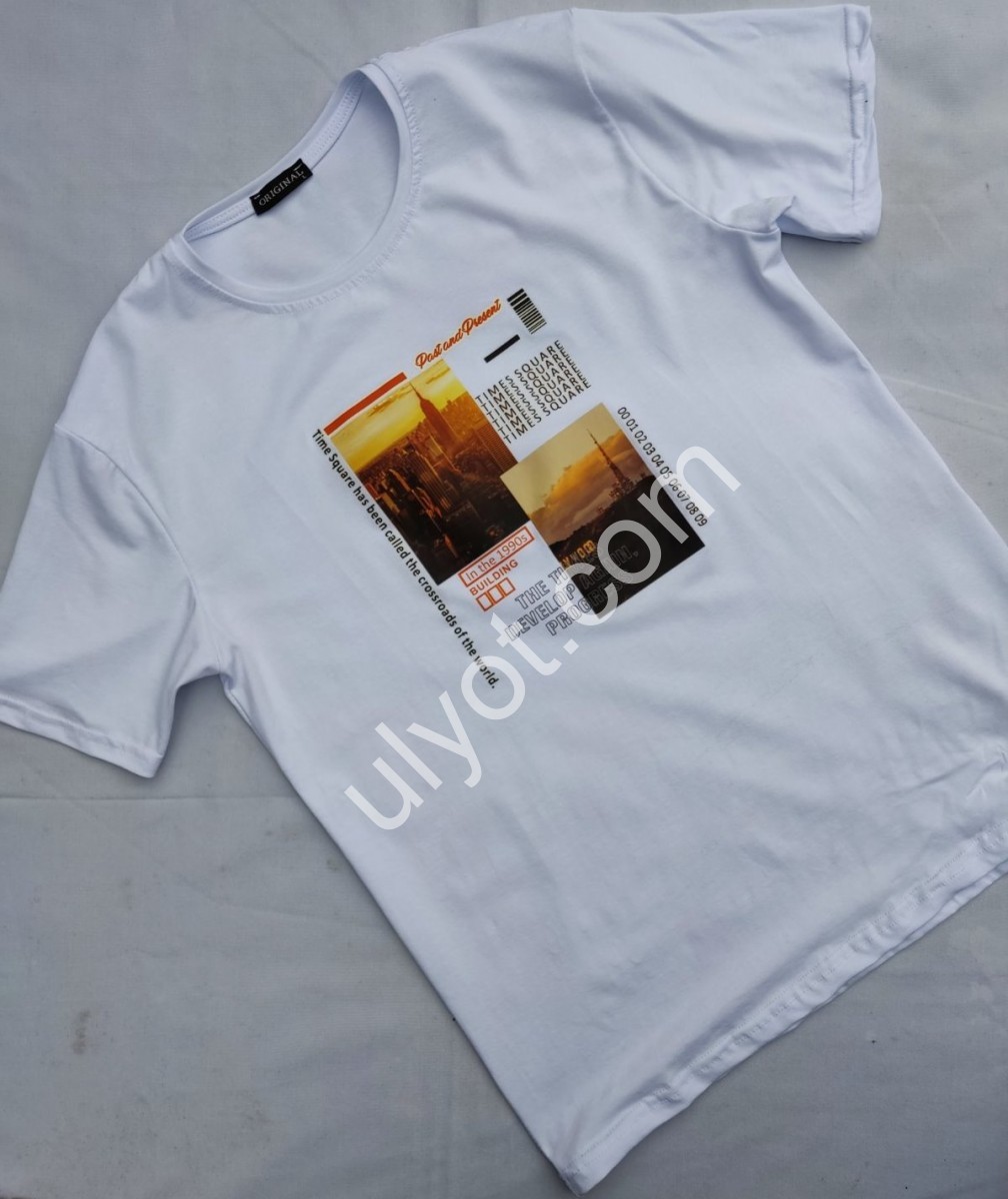 ФУТБОЛКА NY CITY (S-2XL) БЕЛЫЙ 