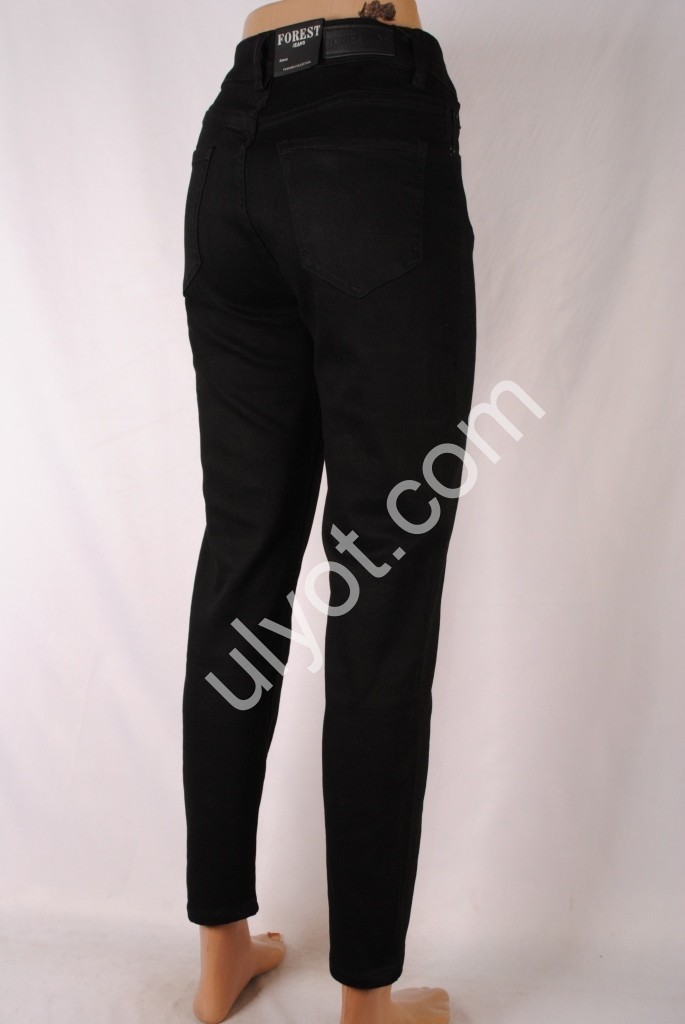 Фото 3 ДЖИНСЫ FOREST JEANS (25-30) ЧЕРНЫЙ 126