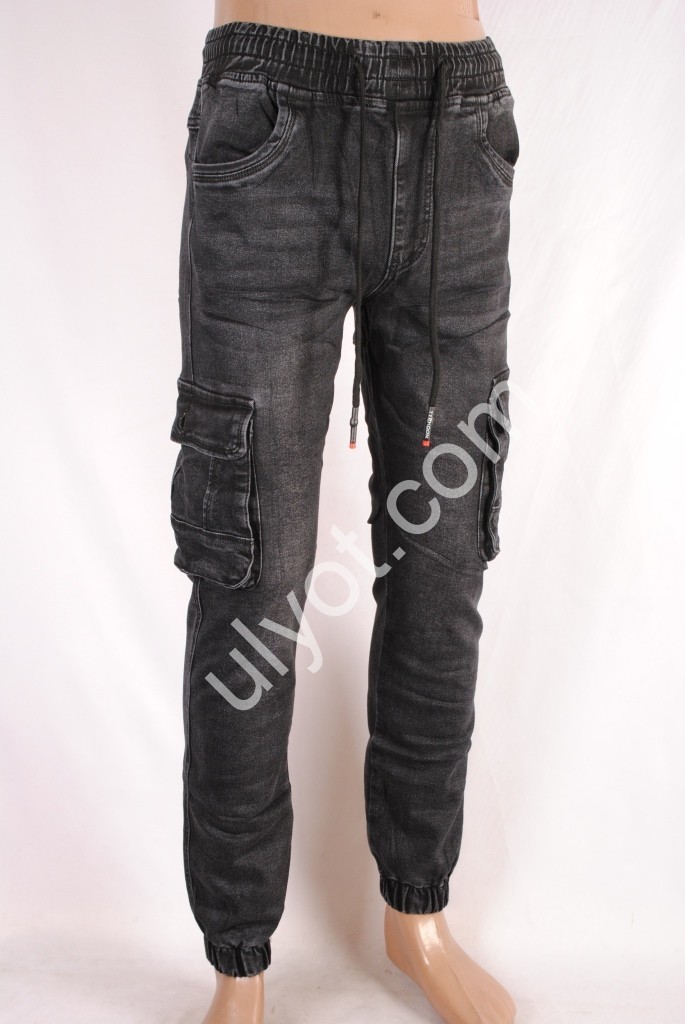 ДЖИНСЫ VINGVGS (25-31) ГРАФИТ 316-2