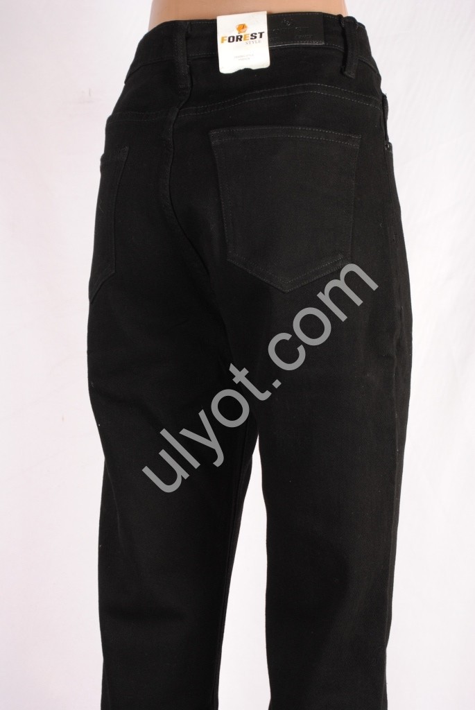 ДЖИНСЫ FOREST JEANS (25-30) ЧЕРНЫЙ 3181