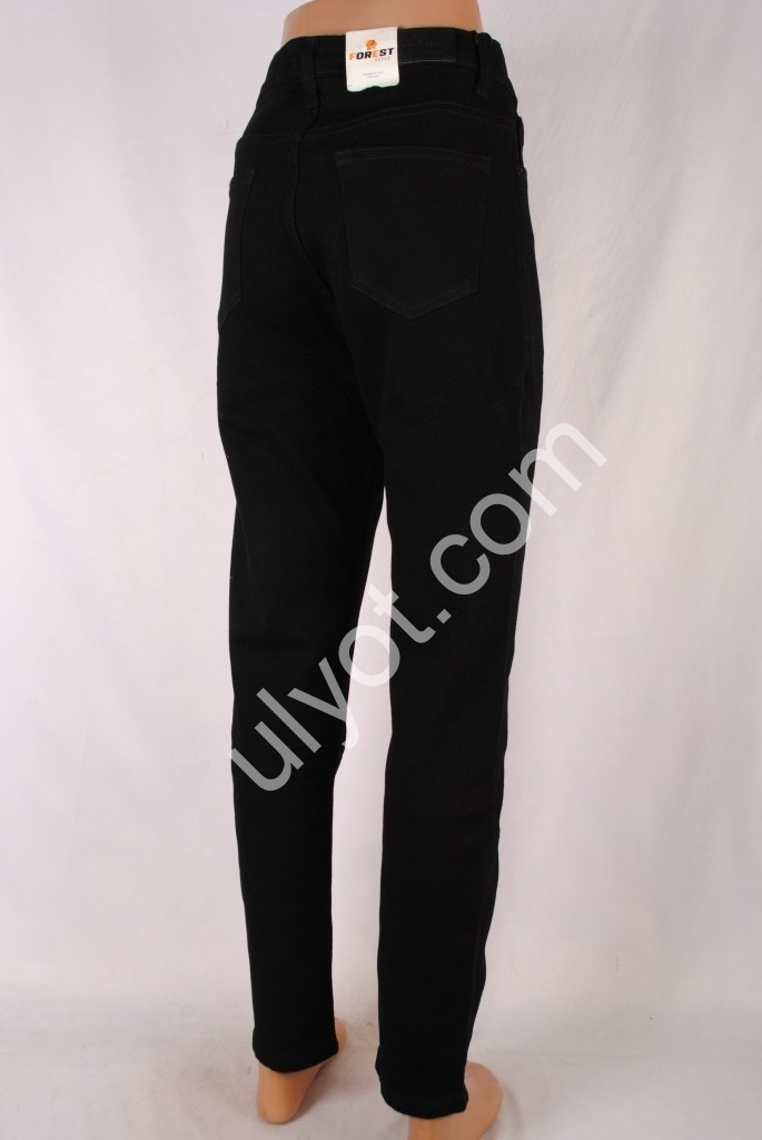 Фото 3 ДЖИНСЫ FOREST JEANS (25-30) ЧЕРНЫЙ 3181